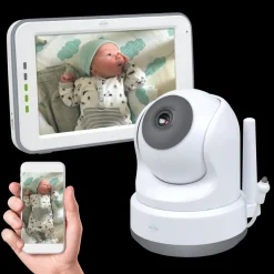 ELRO Baby Monitor Royale Hd Babyfoon Met 12,7 Cm Touchscreen En App - Met Drie Extra Babyfoons (Bc3000-4)