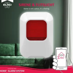 ELRO Binnensirene Voor As90S Home+ Alarmsysteem (As90Sra)