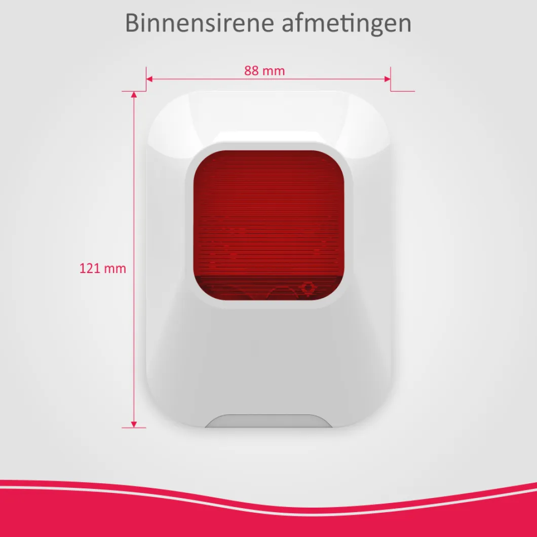 ELRO Binnensirene Voor As90S Home+ Alarmsysteem (As90Sra)