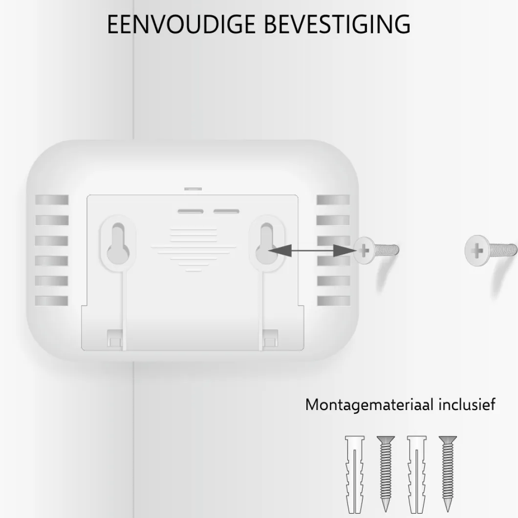 ELRO Brandpreventieset - 2X Rookmelder Met 5 Jaar Batterij En Magneetmontage - Co Melder Met 10 Jaar Sensor - Blusdeken Hardcover 1,2M X 1,2M (Ff0404)