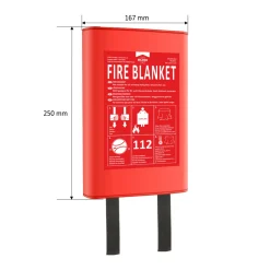 ELRO Brandpreventieset - 2X Rookmelder Met 5 Jaar Batterij En Magneetmontage - Co Melder Met 10 Jaar Sensor - Blusdeken Hardcover 1,2M X 1,2M (Ff0404)
