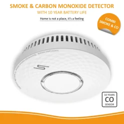 ELRO Combimelder – Rook- & Koolmonoxidemelder Met 10 Jaar Batterij (Fv4310)