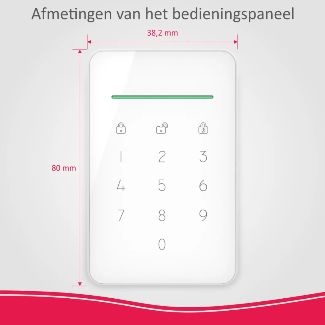 ELRO Controlepaneel Voor As90S Home+ Alarmsysteem (As90Kea)