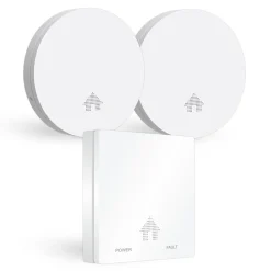 ELRO Design Brandpreventieset - 2X Ultra Dunne Rookmelder & Ultra Dunne Koolmonoxidemelder Met 10 Jaar Batterij - Voldoet Aan Europese Norm En14604 En En50291 (Ff4610)