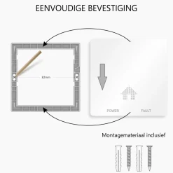 ELRO Design Brandpreventieset - 2X Ultra Dunne Rookmelder & Ultra Dunne Koolmonoxidemelder Met 10 Jaar Batterij - Voldoet Aan Europese Norm En14604 En En50291 (Ff4610)