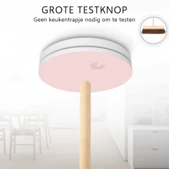 ELRO Design Brandpreventieset - 2X Ultra Dunne Rookmelder & Ultra Dunne Koolmonoxidemelder Met 10 Jaar Batterij - Voldoet Aan Europese Norm En14604 En En50291 (Ff4610)