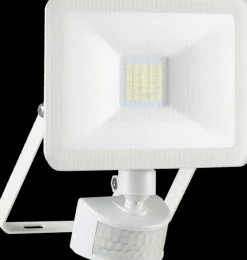 ELRO Design Led Buitenlamp Met Bewegingssensor - 10W – 800Lm – Ip54 Waterdicht - Wit (Lf60-10-P-W)