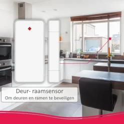 ELRO Deur/Raam Sensor Voor As90S Home+ Alarmsysteem (As90Ma)