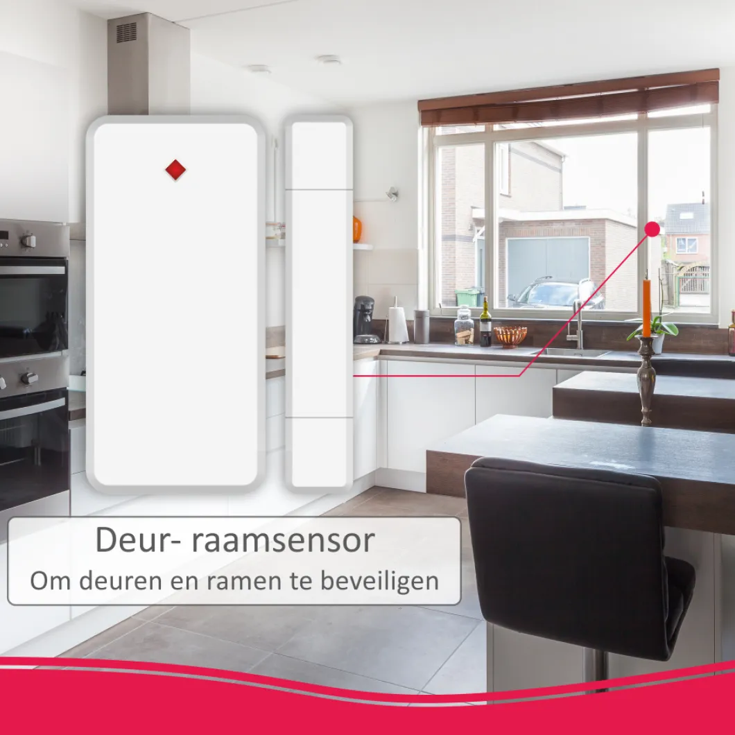 ELRO Deur/Raam Sensor Voor As90S Home+ Alarmsysteem (As90Ma)