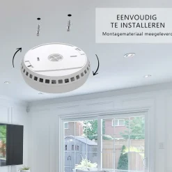 ELRO Draadloos Koppelbare Rookmelders - Met Hittesensor - Voldoet Aan Europese Norm En14604 - 2 Pack (Fz5002R)