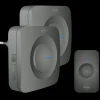 ELRO Draadloze Deurbel Set – Plug-In Ontvanger + Batterij Ontvanger (Db3000Pb-P1C2B)