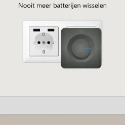 ELRO Draadloze Deurbel Set – Plug-In Ontvanger + Batterij Ontvanger (Db3000Pb-P1C2B)