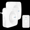 ELRO Draadloze Deurbel Set – Plug-In Ontvanger + Batterij Ontvanger (Db3000Pb-P1C2W)