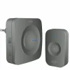 ELRO Draadloze Deurbel Set – Plug-In Ontvanger - Zwart (Db3000Pl-P1C1B)