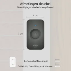 ELRO Draadloze Deurbel Set – 2X Plug-In Ontvanger (Db2000Pl-P1C2B)