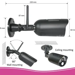 ELRO Draadloze Hd Beveiligingscamera Set Met 7