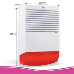 ELRO Dummy Alarmsirene Met Knipperend Led Licht (Ads1F)