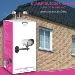 ELRO Dummy Outdoor Camera Aluminium Met Led Flash Light - Outdoor (Cdb27F)