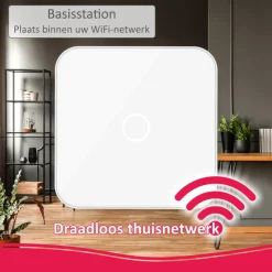 ELRO As90S Home+ Slim Draadloos Alarmsysteem – Wifi – Gsm Functie – Als Beste Getest (As90S)