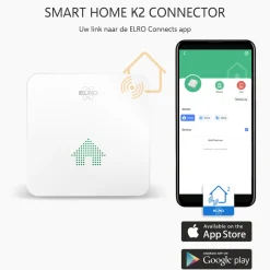 ELRO Connects Rookmelder Kit - Complete Set Met K2 Connector En 3X Draadloos Koppelbare Rookmelder (Sf500S)