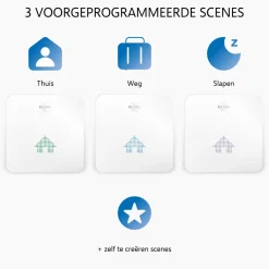 ELRO Connects Rookmelder Kit - Complete Set Met K2 Connector En 3X Draadloos Koppelbare Rookmelder (Sf500S)