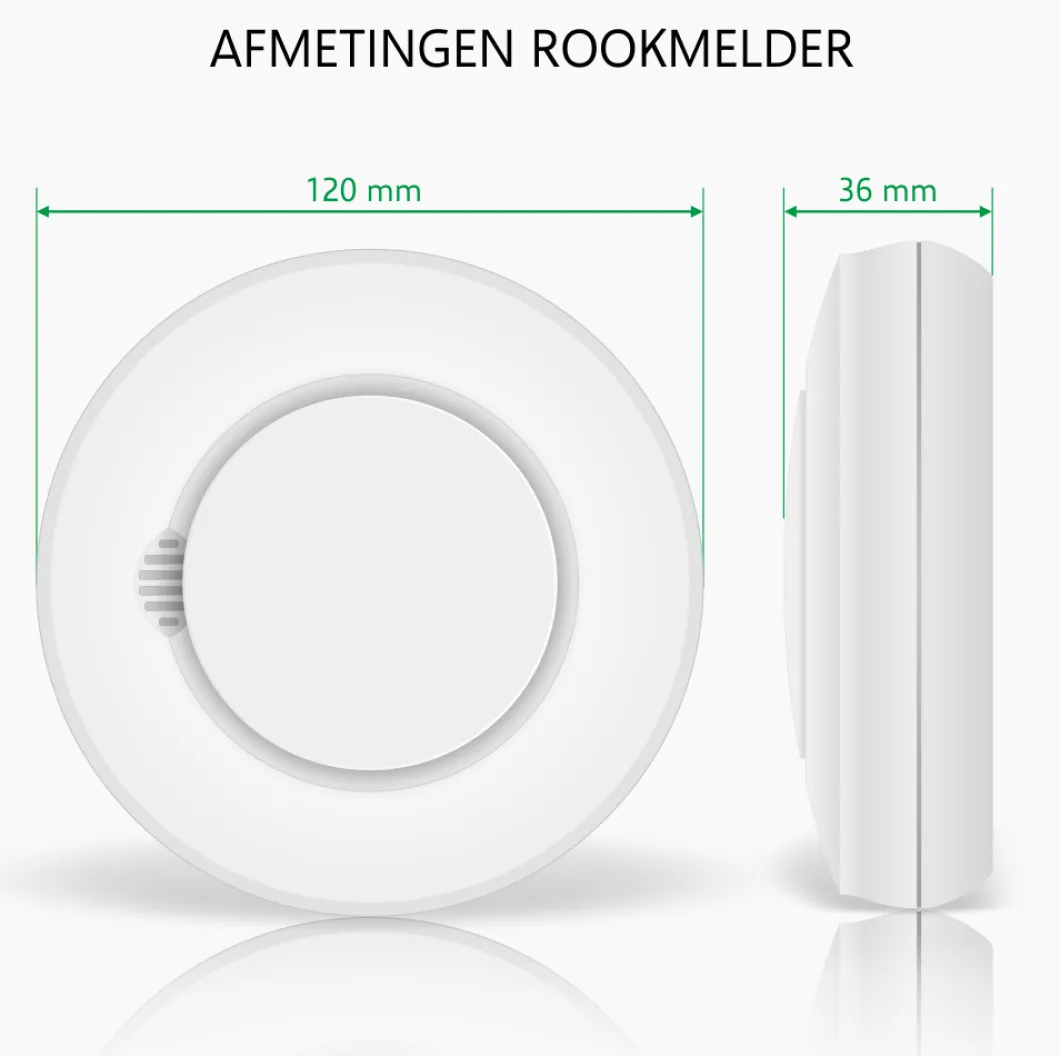 ELRO Connects Rookmelder Kit - Complete Set Met K2 Connector En 3X Draadloos Koppelbare Rookmelder (Sf500S)