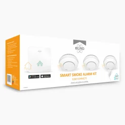 ELRO Connects Rookmelder Kit - Complete Set Met K2 Connector En 3X Draadloos Koppelbare Rookmelder (Sf500S)