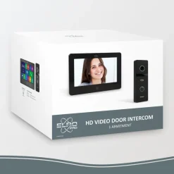 ELRO Pro Pv40 Full Hd Video Deur Intercom Systeem Met Extra Monitor (Pv40)