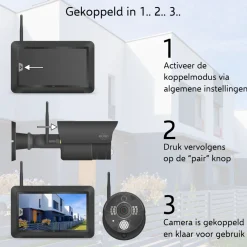 ELRO Extra Camera Voor Cz40Rips 1080P Hd Draadloze Beveiligingscamera Set (Cc40Rxx)