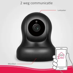 ELRO Full Hd Pan/Tilt Beveiligingscamera Voor As90S Home+ Alarmsysteem (As90Ca)