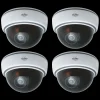 ELRO Indoor Dummy Dome Camera Met Flash Light - 4 Pack (Cdd15F)
