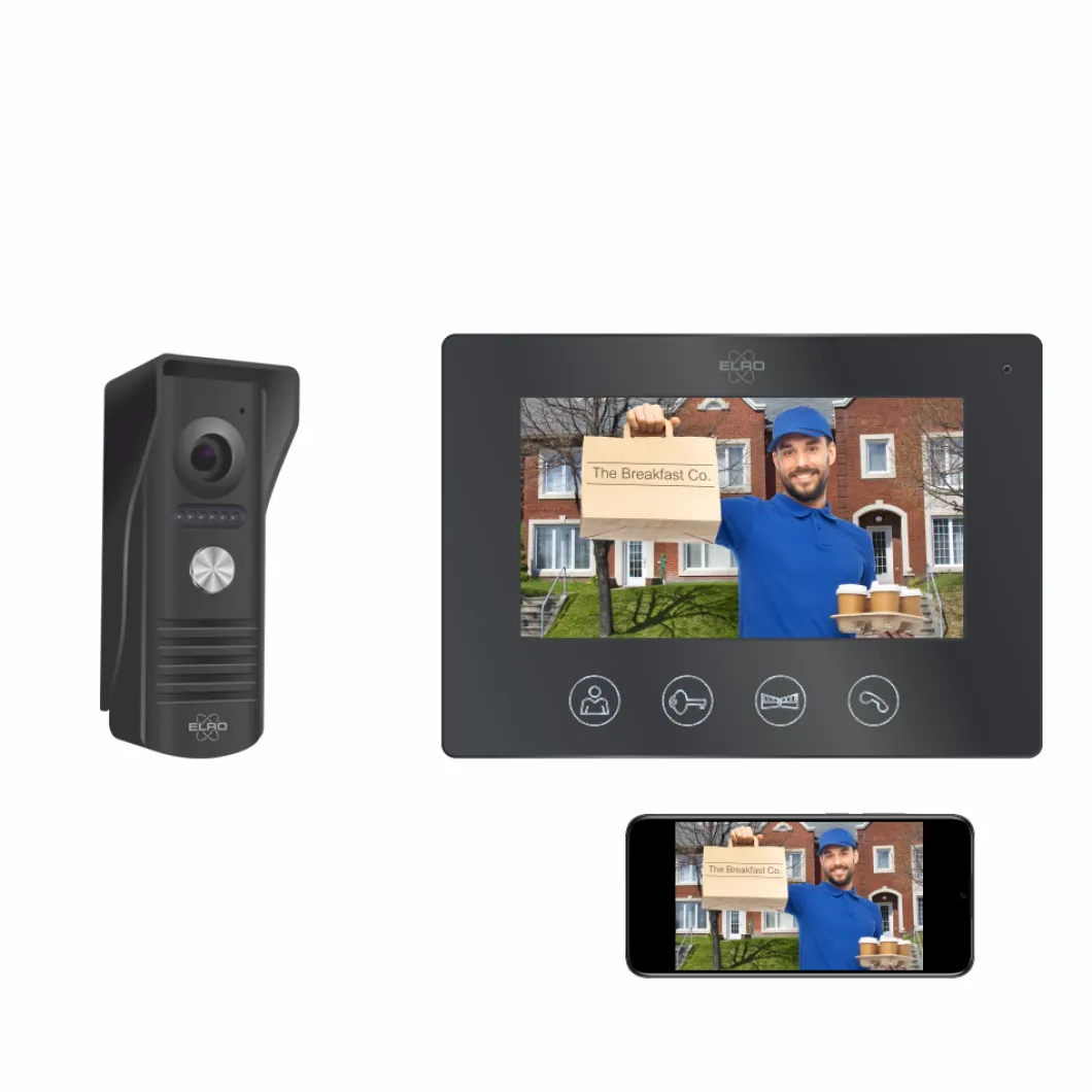 ELRO Ip Wifi Deurintercom Met 7" Monitor (Dv50)