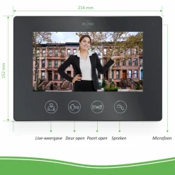 ELRO Ip Wifi Deurintercom Met 2 Monitoren (Dv50)
