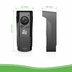 ELRO Ip Wifi Deurintercom Met 2 Monitoren (Dv50)