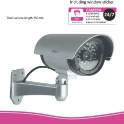 ELRO Outdoor Dummy Camera Met Leds – 2 Pack (Cdb25S-2)