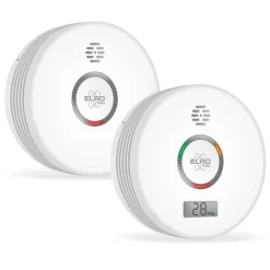 ELRO Pro Brandpreventieset - Rookmelder & Koolmonoxidemelder Met 10 Jaar Batterij - Voldoet Aan Europese Norm En14604 En En50291 (Ff4910)