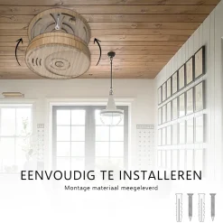 ELRO Rookmelder Met Hout Look En 5 Jaar Batterij - 2-Pack (Fs1605)