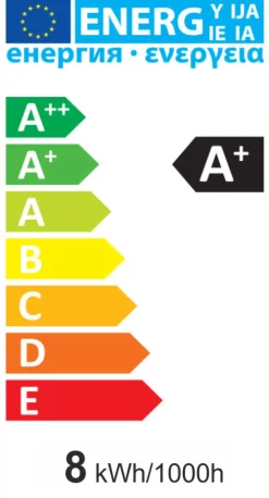 ELRO Slimme Lamp T.B.V. As90S Home+ Alarmsysteem – 8W / 800Lm (As90Sb)