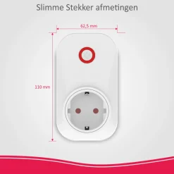 ELRO Slimme Plug-In Schakelaar Voor As90S Home+ Alarmsysteem (As90Pl)