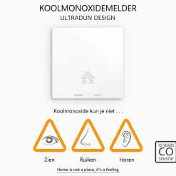 ELRO Ultra Dunne Koolmonoxidemelder Met 10 Jaar Batterij (Fc4610)