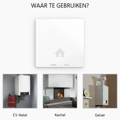 ELRO Ultra Dunne Koolmonoxidemelder Met 10 Jaar Batterij (Fc4610)