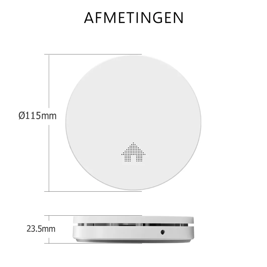 ELRO Ultra Dunne Rookmelders En Koolmonoxidemelder (Fs4610 + Fc2702)
