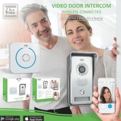 ELRO Wifi Ip Video Deurbel Met Applicatie En Draadloze Deurbel (Dvc040Ip)