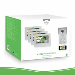 ELRO Wifi Ip Video Deur Intercom – 4 Appartementen (Dv477Ip4)
